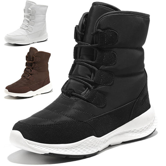 Botas de Nieve Largas en Terciopelo para Mujer Talla Grande - Image 16