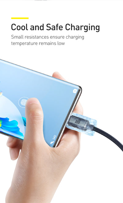Cable USB-C de Carga Rápida Crystal Shine - Transferencia de Datos - Image 14
