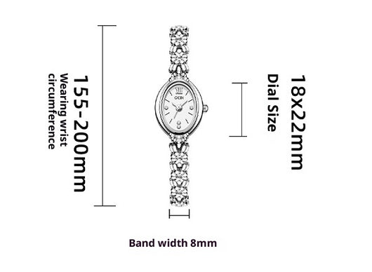 Reloj Compacto Retro de Lujo para Mujer con Diseño Exquisito - Image 9