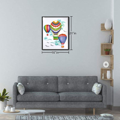 Globo Aerostático de Papel Pluma 50 cm - Artesanía Creativa Hecha a Mano - Image 8