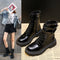 Botas de Charol con Tacón Elevado para Mujer