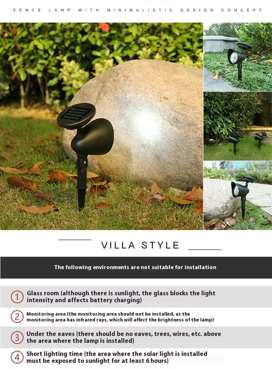 Focos Solares LED para Jardín - Iluminación Exterior Decorativa Impermeable - Image 15