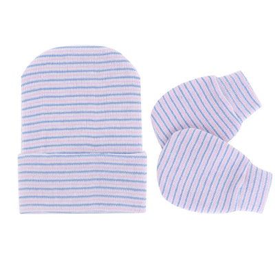 Set de Gorro Tejido y Manoplas Antiarañazos para Recién Nacido - Image 13