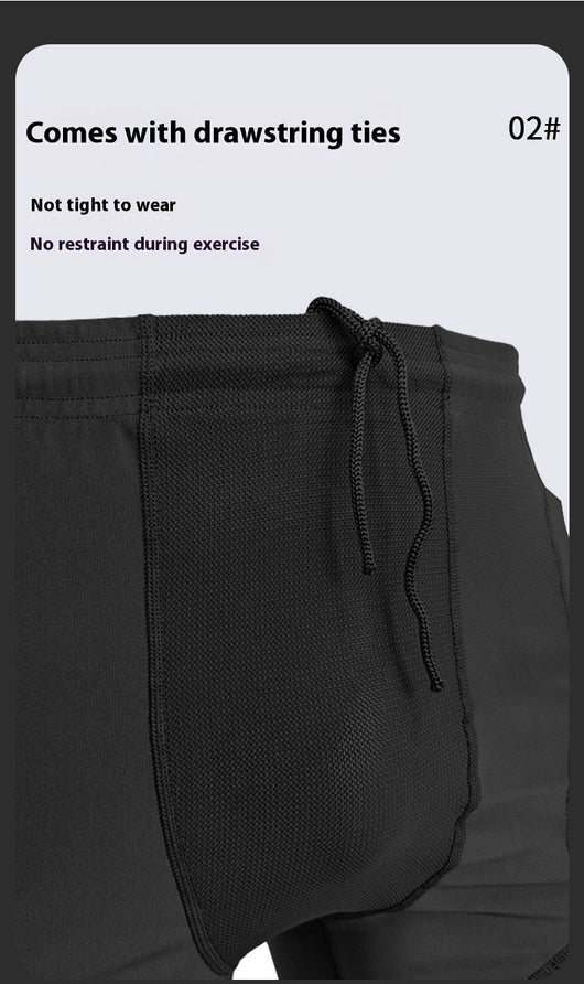Pantalones Cortos Deportivos con Protección de Colisión para Hombre - Image 12