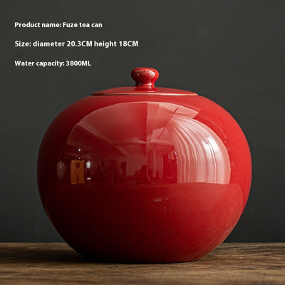 Frasco Sellado de Porcelana Ge Kiln para Almacenamiento de Té Tibetano - Image 7