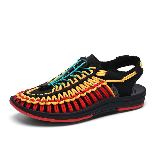 Sandalias Romanas Tejidas con Cordón Ajustable para Hombre y Mujer - Image 13