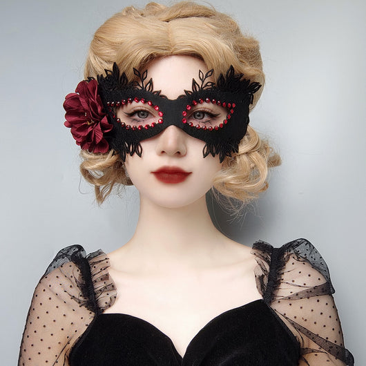 Máscara de Mascarada con Diamantes para Halloween - Image 11