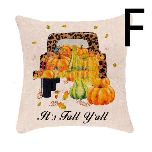 Fundas de Cojín Serie Calabaza Halloween para Sofá y Auto - Image 16