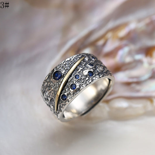 Anillo de Plata 925 Diseño Galaxia para Hombre - Personalidad Única - Image 5