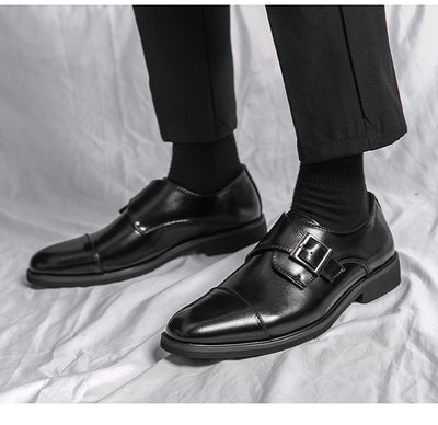Zapatos de Tacón Bajo Estilo Británico Moderno - Image 12