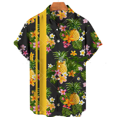 Camisa Casual Slim Fit con Estampado 3D para Hombre - Image 14