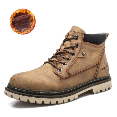 Botas Martin de Cuero Genuino para Hombre - Estilo Británico Talla Grande - Image 9