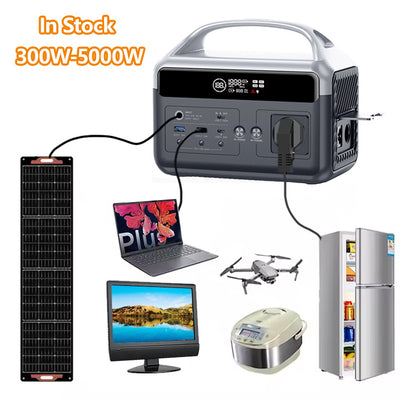 Generador Solar Portátil 500W - Energía de Emergencia para el Hogar - Image 3