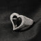 Anillo de Corazón Hueco con Zirconia - Personalidad Fashion