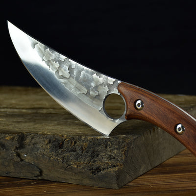 Cuchillo de Cocina Forjado a Mano para Deshuesar tipo Cimitarra Pequeña - Image 6