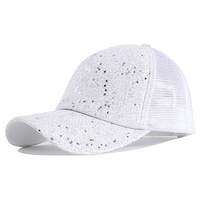Gorra de Béisbol Fluorescente con Lentejuelas y Protección Solar - Image 2