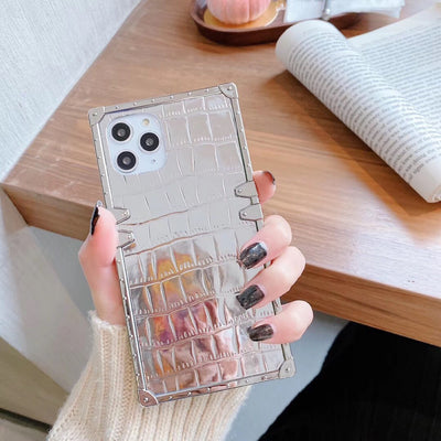 Funda Cuadrada de Cuero para Celular Resistente a Golpes - Image 10