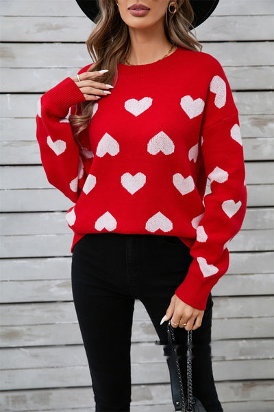 Suéter Corazón para Mujer Talla Grande - Perfecto para San Valentín - Image 3