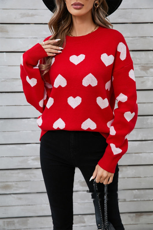 Suéter Corazón para Mujer Talla Grande - Perfecto para San Valentín - Image 3