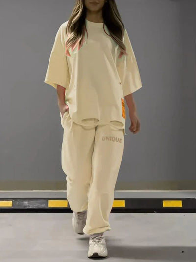Conjunto de Dos Piezas: Playera Oversized y Pantalón Holgado - Image 10