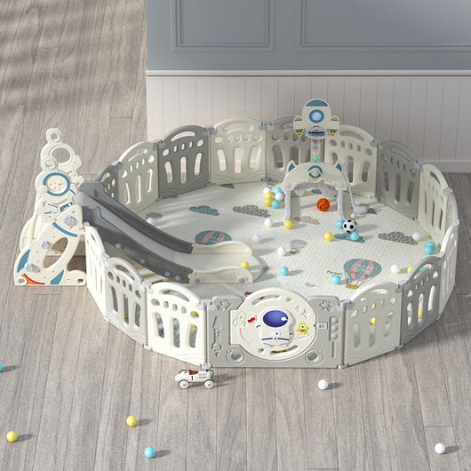 Tapete de Gateo y Corral de Juego para Niños - Image 2