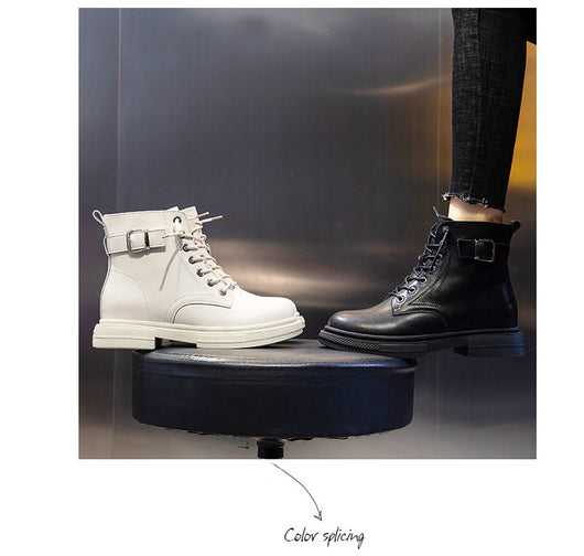 Botas Casuales Forradas en Fleece para Mujer - Botines Cálidos Tipo Tubo - Image 11