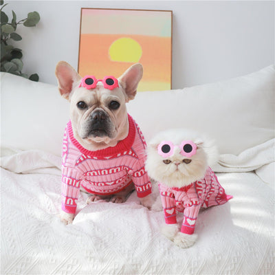 Suéter de Invierno para Perros con Diseño Alfabético - Image 2
