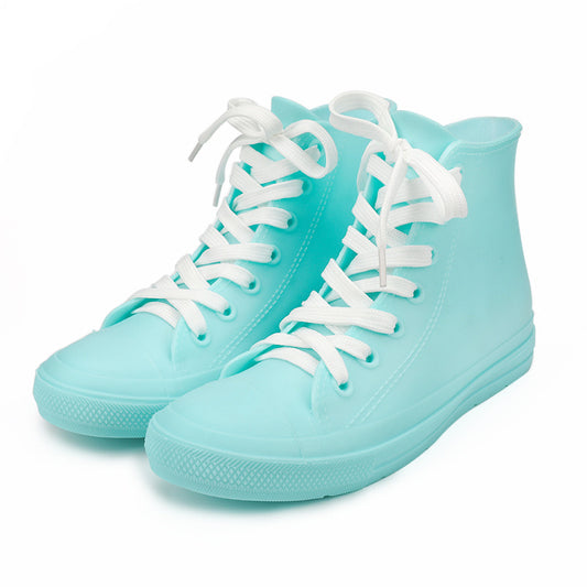 Botas Impermeables Coreanas Cortas Antideslizantes para Mujer - Image 2