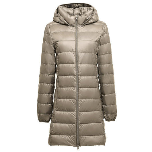 Abrigo Ligero de Plumas Desmontable para Otoño e Invierno - Image 5