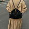Bolso Bandolera de Acabado Frosted con Doble Acceso