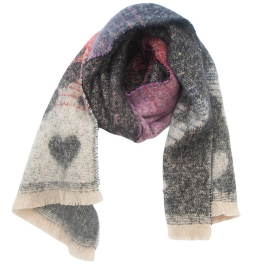 Cuello Térmico Jacquard con Diseño de Amor - Bufanda Versátil Europea - Image 13