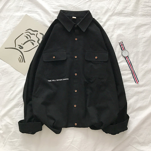 Camisa Suelta y Desenfadada con Forro de Red - Estilo Urbano Moderno - Image 9