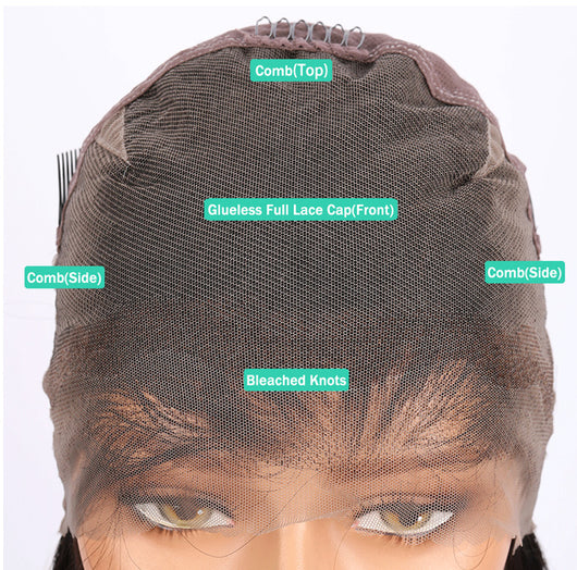 Peluca Bob de Encaje Completo con Sistema Semi-mecánico para Damas - Image 12