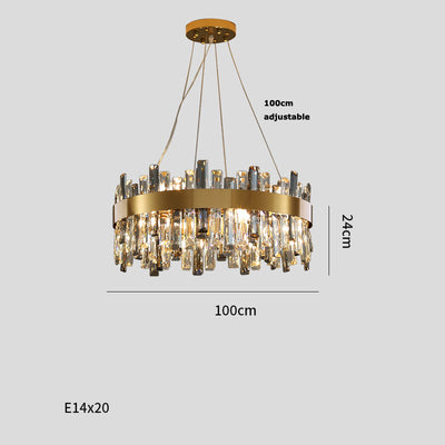 Lámpara de Araña de Cristal para Sala Elegante y Moderna - Image 9
