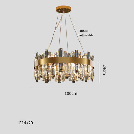 Lámpara de Araña de Cristal para Sala Elegante y Moderna - Image 9
