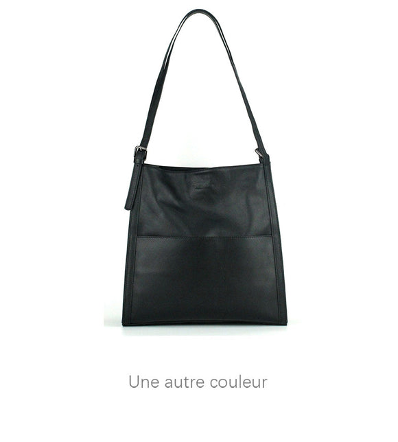 Bolso Tote Minimalista de Cuero Genuino para Mujer - Diseño Elegante y Funcional