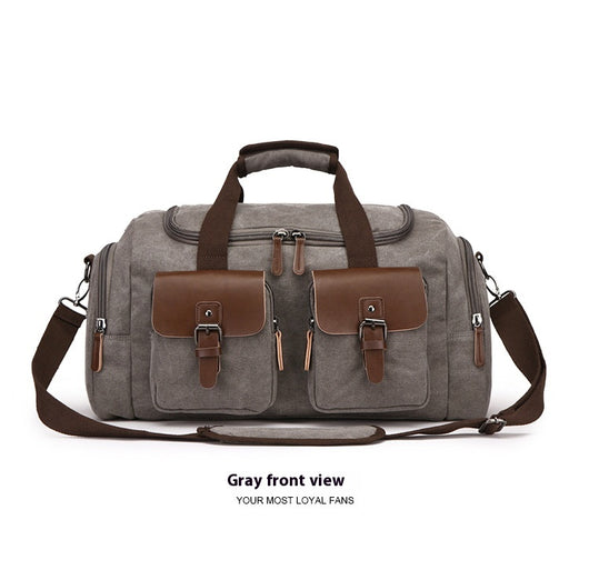 Bolsa de Viaje Estilo Europeo Americano en Lona Portátil - Image 16