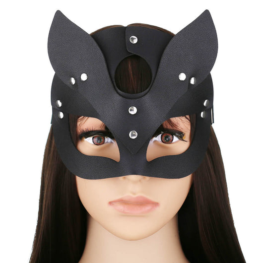Antifaz de Orejas de Zorro de Cuero Sexy para Fiestas y Baile de Graduación - Image 28