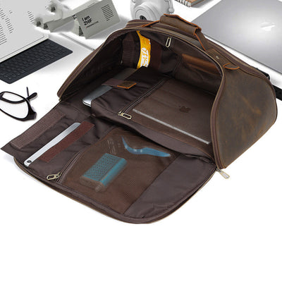 Mochila de Cuero Premium para Hombre - Estilo Ejecutivo - Image 4