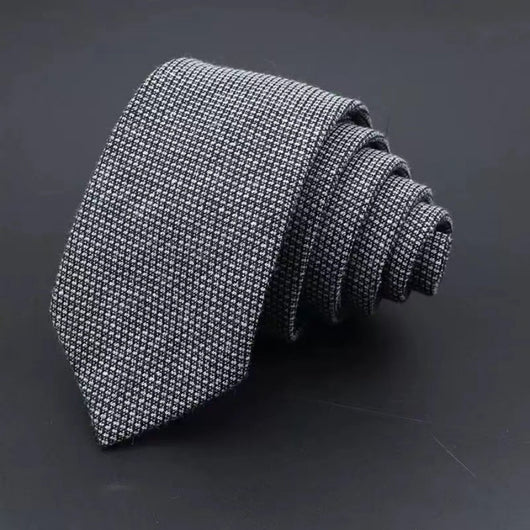 Corbata de Algodón Tejida para Hombre - Diseño Rayado Profesional - Image 11