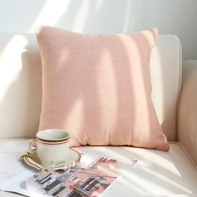 Funda de Almohada Arcoíris en Chenilla Suave - Almohada Lumbar Decorativa - Image 3