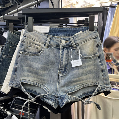 Shorts Denim Ajustados Estilo Sexy