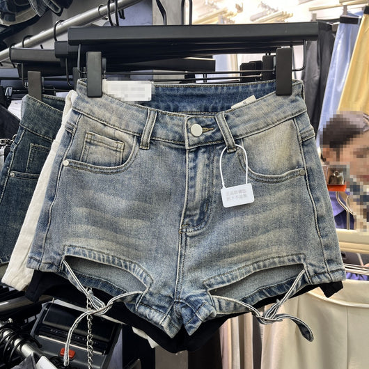 Shorts Denim Ajustados Estilo Sexy