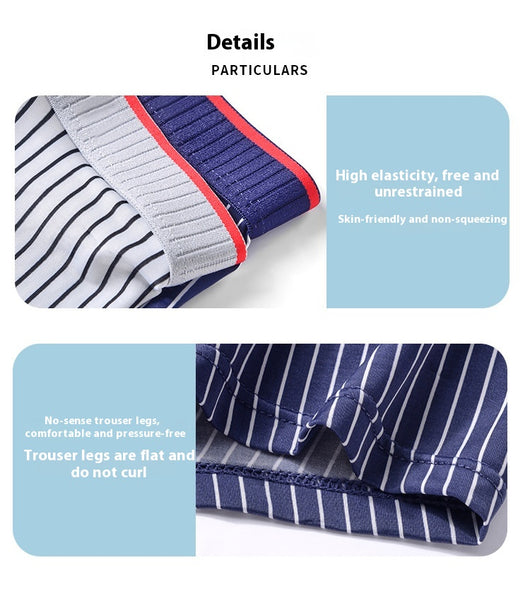 Pack de 4 Bóxers Sin Costuras a Rayas para Hombre - Image 9