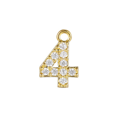 Joyas Chapadas en Oro con Números de Año de Nacimiento Personalizables - Image 28