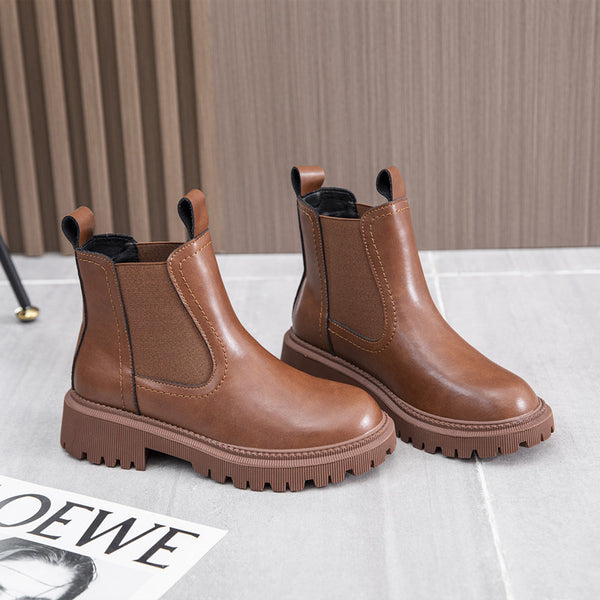 Botas Martin Gruesas para Mujer Talla Grande - Estilo Corto
