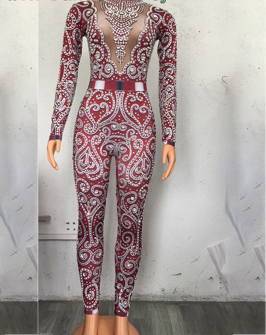 Traje de Presentación Ajustado con Strass para Mujer - Image 6