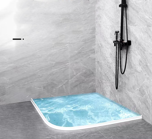 Barrera Silicona Flexible Antihumedad para Baño - Separador Seco/Húmedo