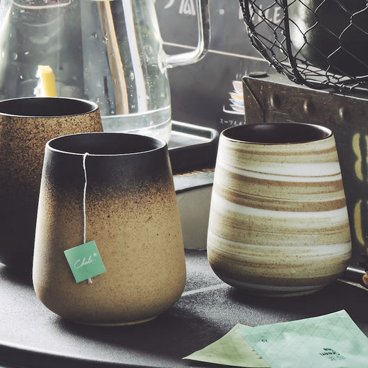 Taza de Café Retro Estilo Japonés para la Oficina - Image 17