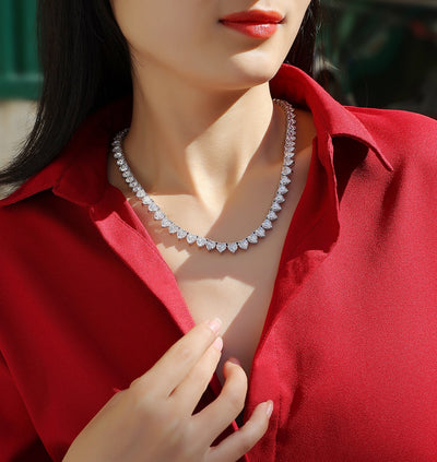 Collar Romantic Gravity - Joya de Lujo en Plata S925 con Moissanita Premium - Image 7